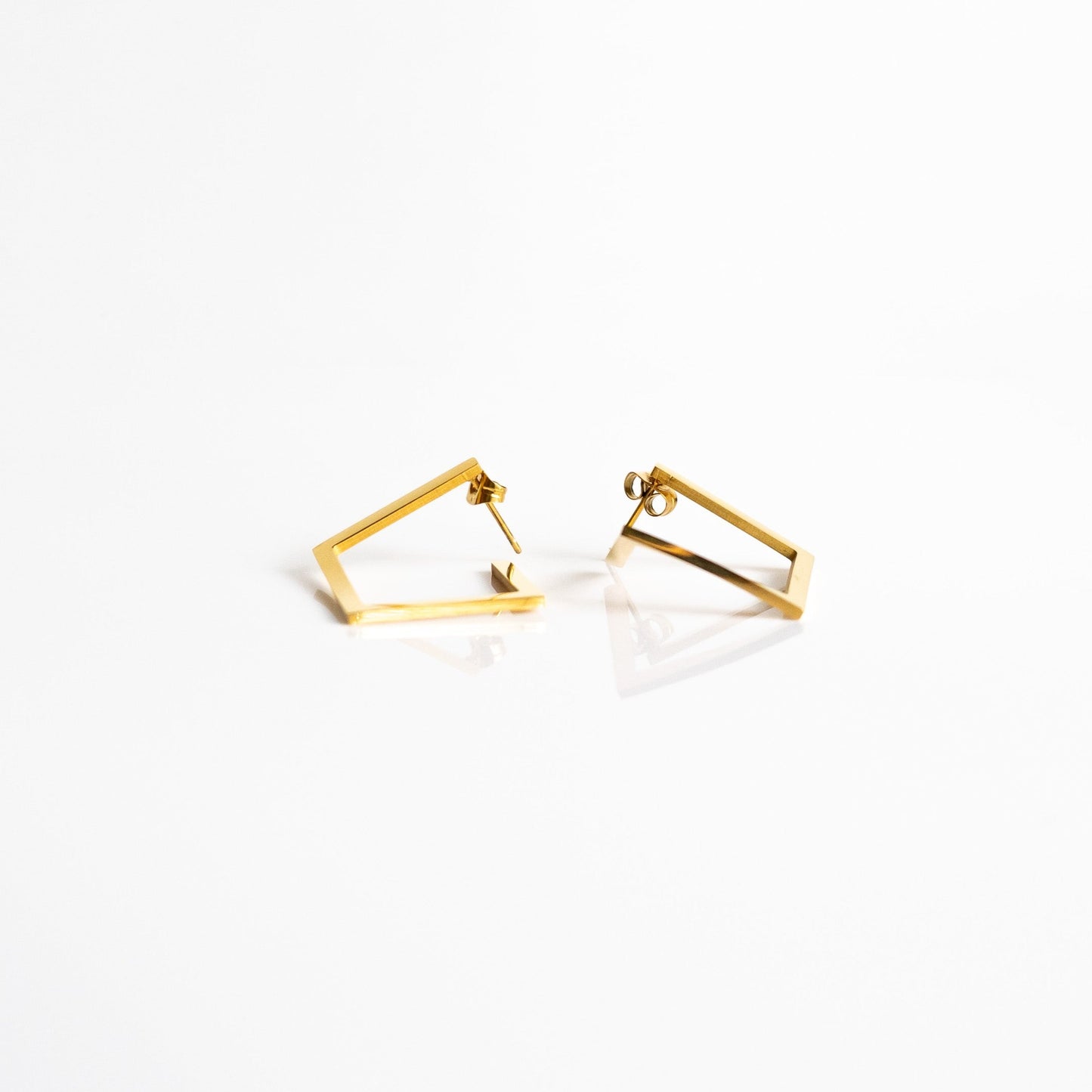 Cash Box Square Earrings